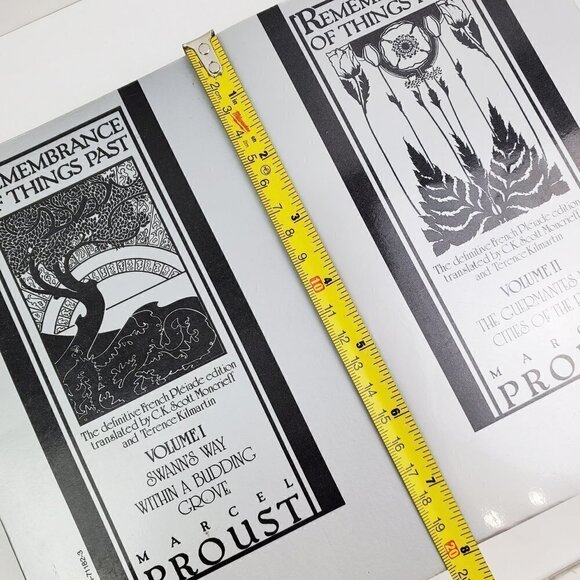 Remembrance Things Past Marcel Proust Two Volume Book Pair Vintage Pleiade 1981 - Picture 9 of 9